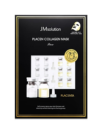 JMsolution Placen Collagen Mask Pure - Маска тканевая плацентарная с коллагеном 30 мл - hairs-russia.ru